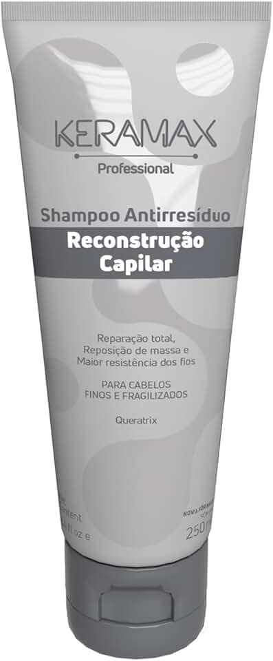 SHAMPOO KERAMAX RECONSTRUÇÃO CAPILAR 250ML