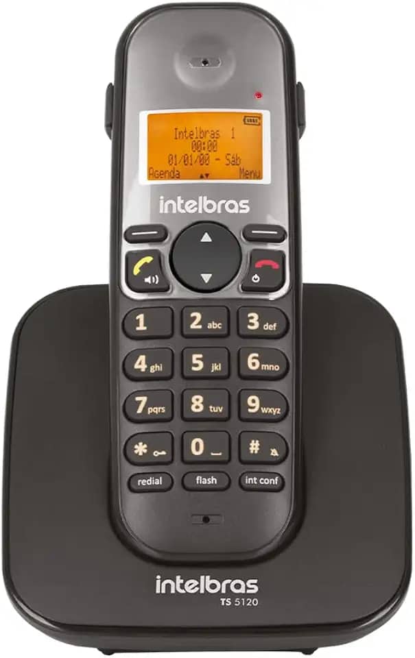 Telefone Digital Sem Fio TS 5120 Preto Intelbras