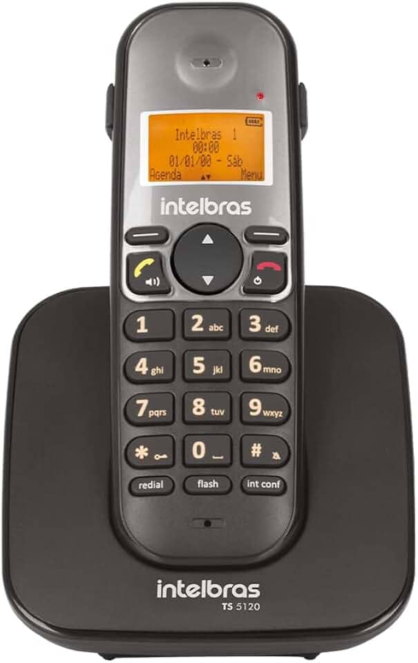 Telefone Digital Sem Fio TS 5120 Preto Intelbras