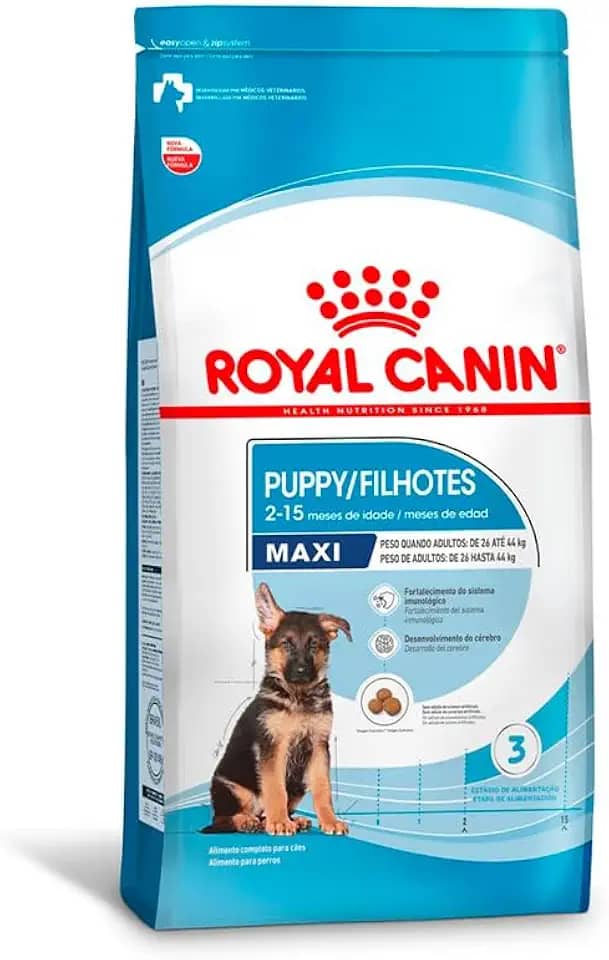 Ração Seca Royal Canin Maxi Puppy para Cães Filhotes de Porte Grande - 12Kg