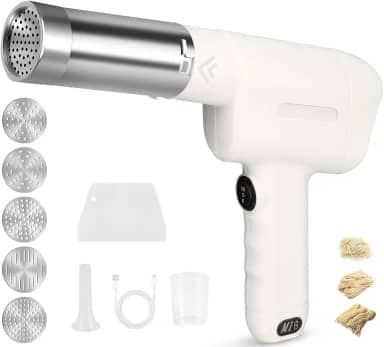 Maquina de Macarrão, Máquina de Macarrão, Maquina Macarrao, 5 Tipos de Moldes, 1 Tipos de Moldes de Enema