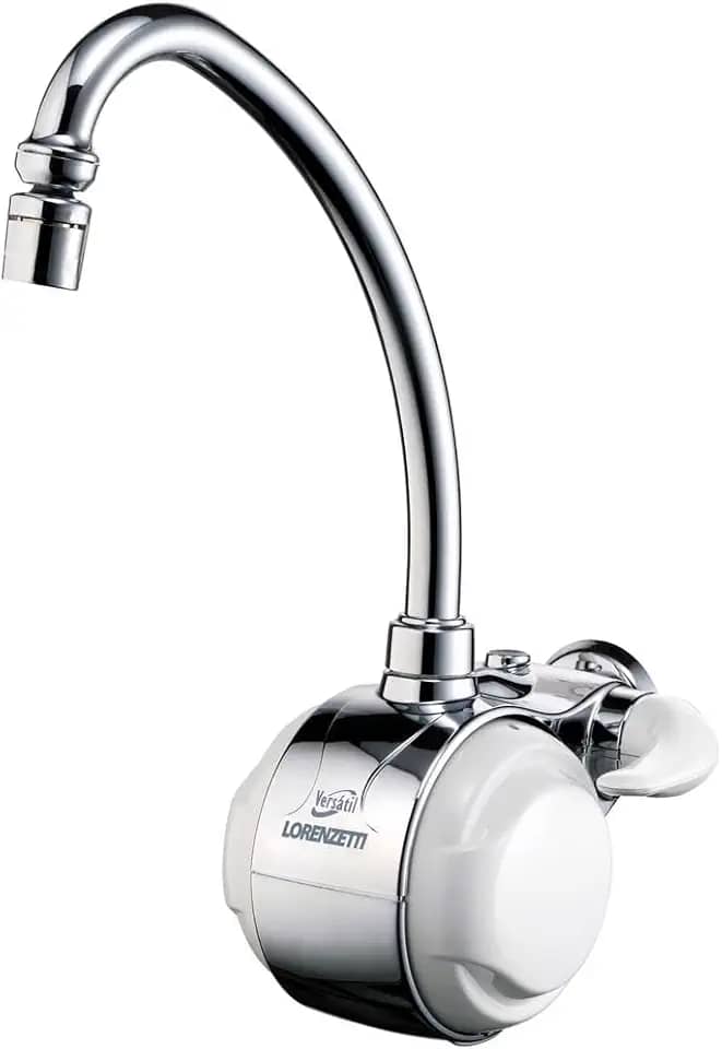 Torneira Elétrica Versátil 220V 5500W, LORENZETTI, 7550034, Cromado, Pequeno