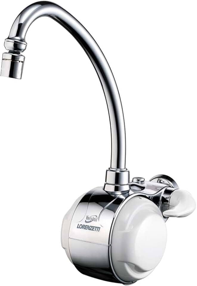 Torneira Elétrica Versátil 220V 5500W, LORENZETTI, 7550034, Cromado, Pequeno
