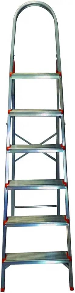 Escada Doméstica em Alumínio 6 Degraus 117cm - Ágata