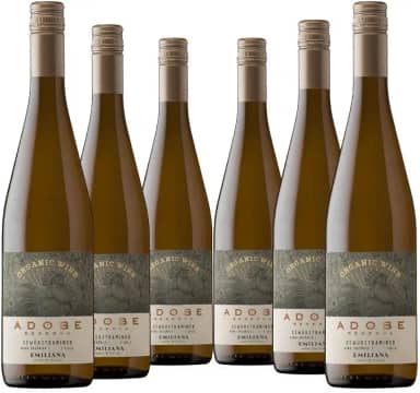 Kit 6 Vinho Branco Seco Emiliana Adobe Gewurztraminer 750ml