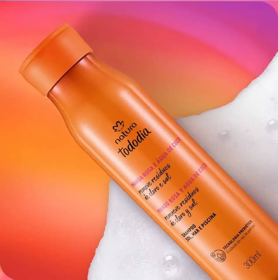 Shampoo Sol, Mar e Piscina Tododia Manga Rosa e Água de Coco
