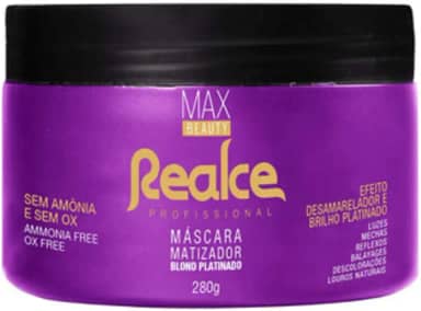 Soft Hair Máscara Realce Matizador Blond Platinado Softhair - 280G Blond Platinado