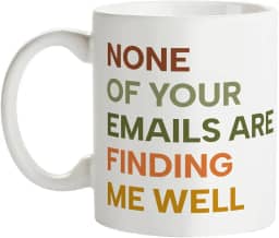 Fatbaby Caneca de café engraçada presentes para colegas de trabalho, presentes de aniversário de Natal para amigos, mulheres, homens, colegas de trabalho, chefe 325 ml