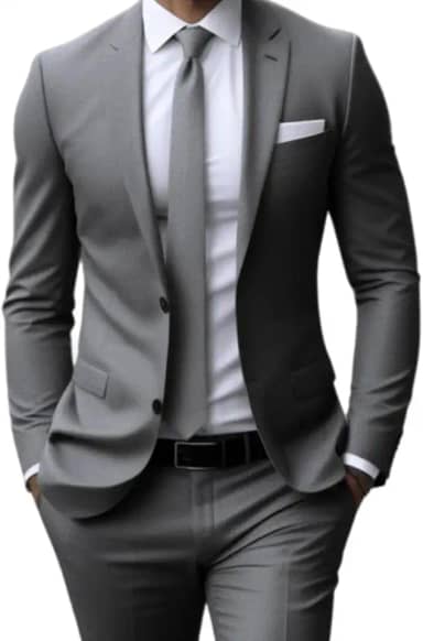 Terno Slim Masculino Corte Italiano Executivo - Calça e Blazer