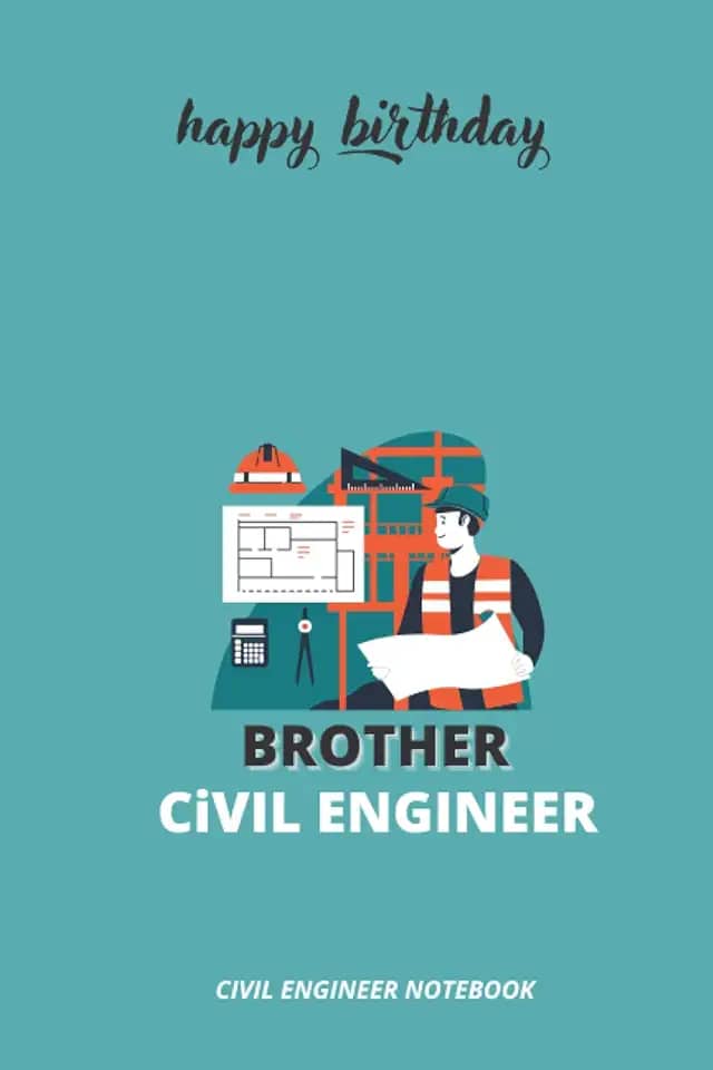 civil engineer notebook: A notebook gift for a civil engineer brother(6 * 9, dotted notebook, 100 pages, high quality)