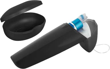 Saboneteira Bolsa Mala Viagem Estojo Porta Escovas Creme Dental Preto