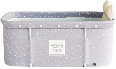 VG PLUS, Banheira Dobrável Retangular Com Acessorios Vg+ Cinza