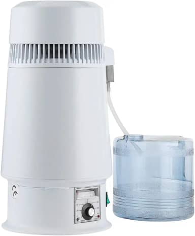 Garosa Destilador de Água 4L, Destilador Doméstico de Água Pura, Aço Inoxidável, US-110V
