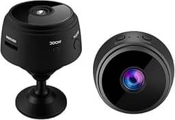 Mini Câmera de Segurança Wi-Fi com Visão Noturna HD, Gravação por Movimento – Segurança Portátil, Discreta e Sem Fios para Casa, Escritório ou Viagens