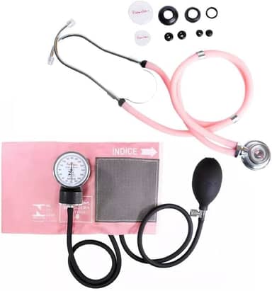 Esfigmomanômetro E Estetoscópio Rappaport Premium (Vinho)