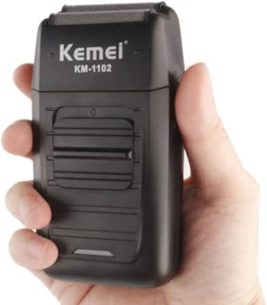 Maquina De Barbear Kemei Km 1102 Sem Fio Recarregável