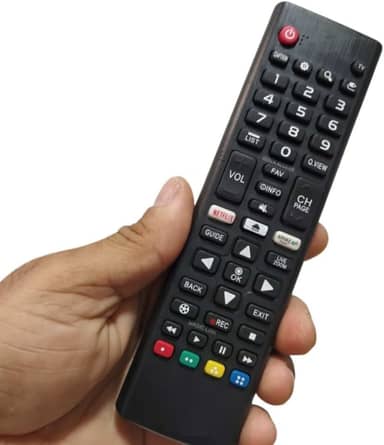 Controle Remoto Compatível com LG Smart TV TODOS os Modelos LCD, LED, Plasma Com Teclas Netflix, Prime - Asabra