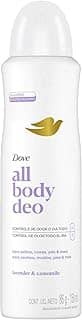 Dove All Body, Desodorante Corporal Aerossol, Para o Corpo Todo, Lavanda e Camomila 150ml