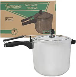 Panela de Pressão Suprema Roque 7 Litros Inox