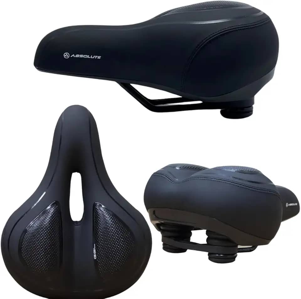 Selim Super Confortavel Gel Molas De Elastômero Bike Mtb