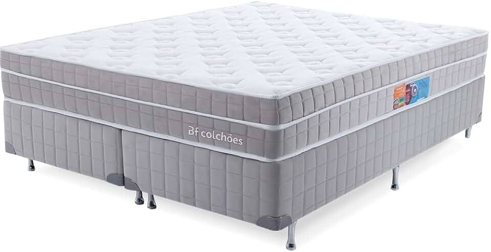 Cama Box com Colchão King Premium Molas Ensacadas com Espuma D33 Astronasa 193x203cm BF Colchões