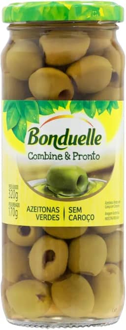 Bonduelle Azeitona Verde Sem Caroço 320 G