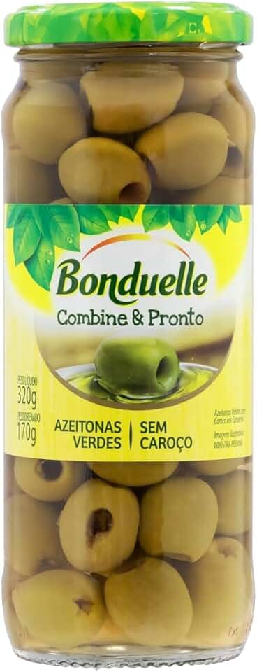 Bonduelle Azeitona Verde Sem Caroço 320 G
