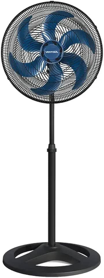 Ventisol Ventilador de Coluna Oscilante, Turbo 6 Pás Premium, Azul, 50cm, 127V