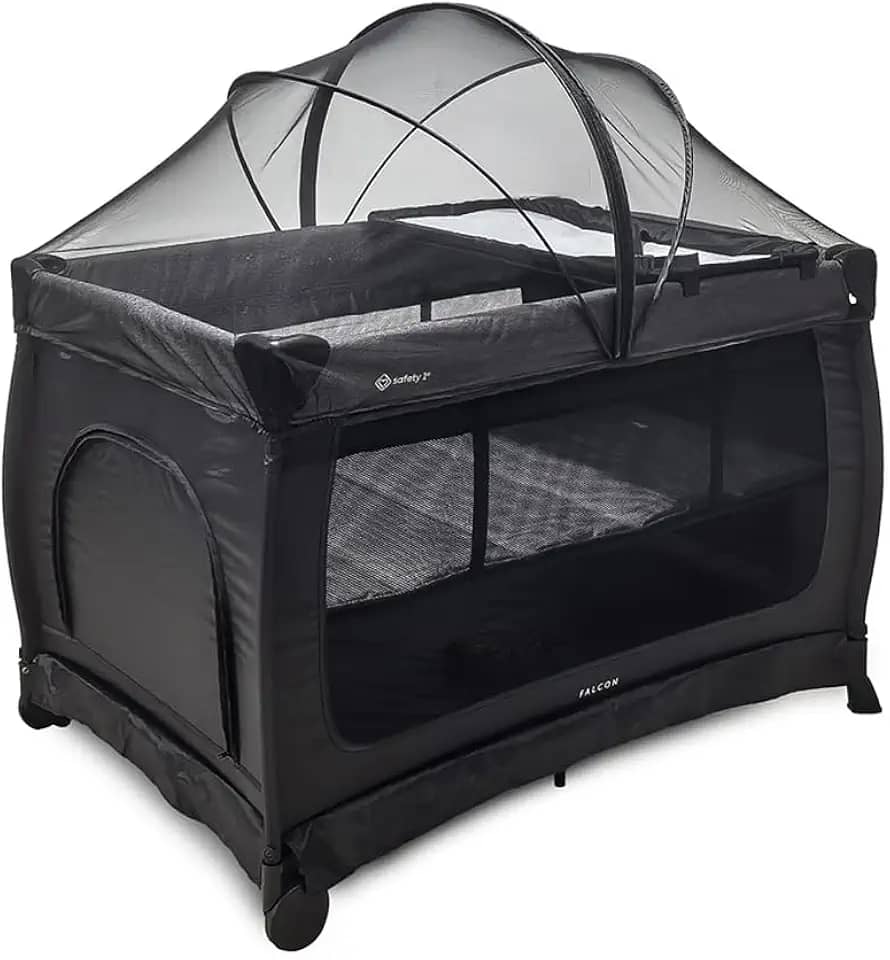 Berço Portátil Safety 1st, Falcon, 0 a 20kg, Black Night