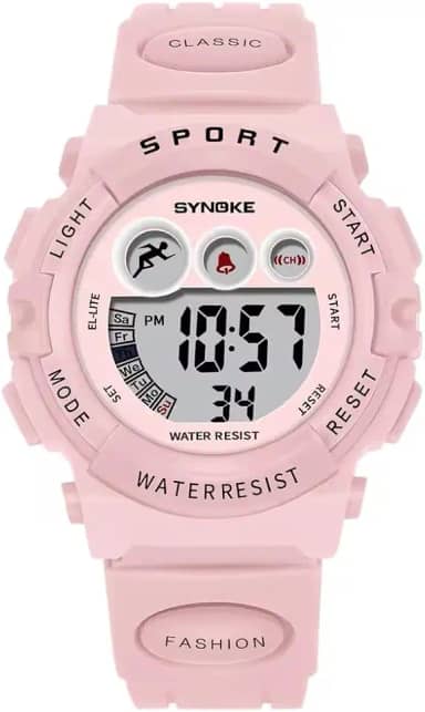 Relógio infantil digital esportivo para meninos e meninas ao ar livre multifuncional cronógrafo à prova d'água despertador calendário relógios de pulso para crianças