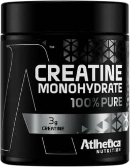 Creatina Monohidratada 100% Pura, 300g, Atlhetica Nutrition Suplemento para Ganho de Força e Massa Muscular