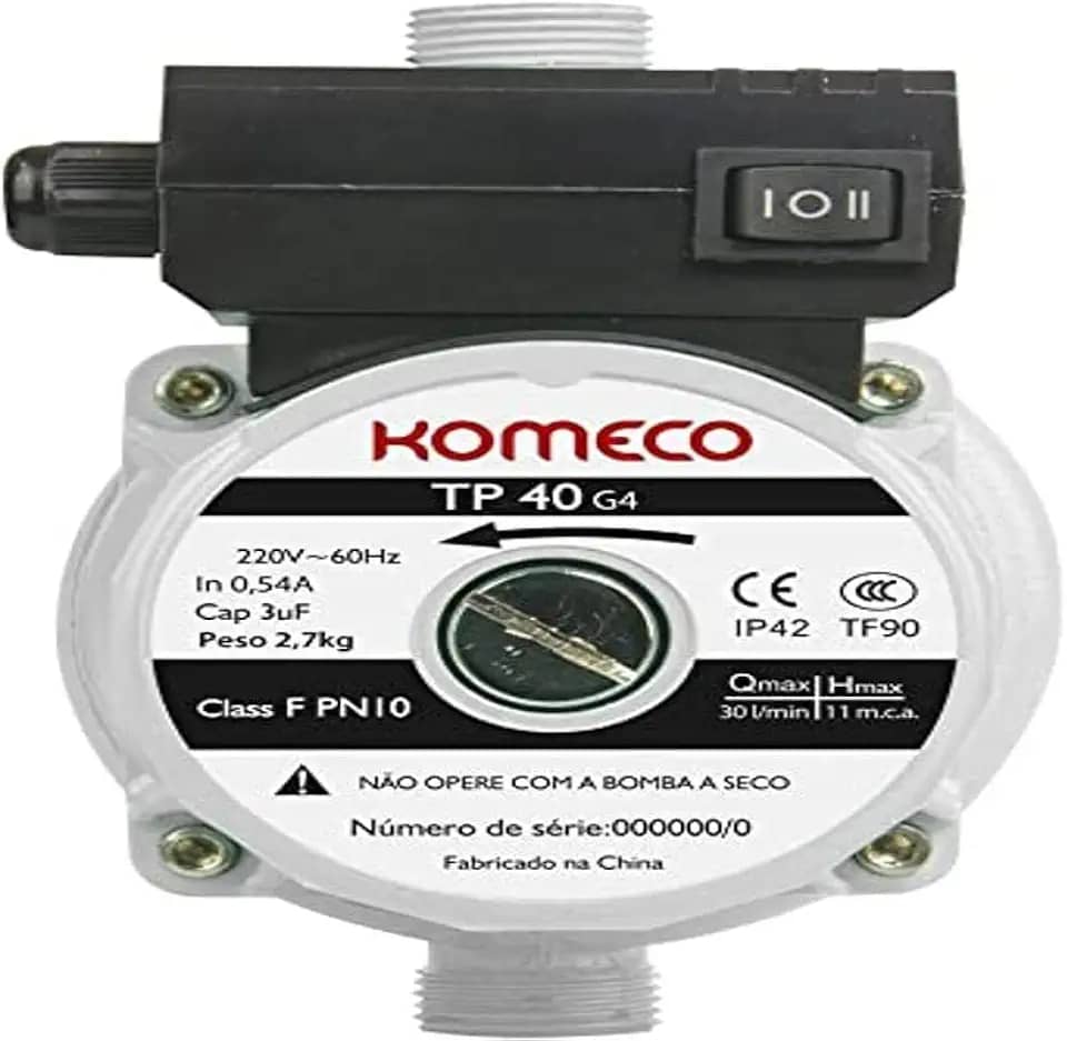 MINIBOMBA DE AGUA TP40 G4 127V 60HZ