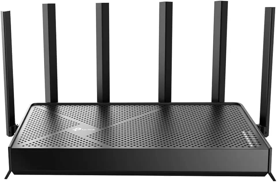 TP-Link Roteador WiFi 7 de banda dupla BE6500 Archer BE400 | Streaming 4K/8K 6,5 Gbps | 1 × 2,5 Gbps WAN + 1 × LAN de 2,5 Gbps + portas LAN 3× 1 Gbps | 6 antenas | VPN, Easy Mesh, MU-MIMO | 1 USB 3.0