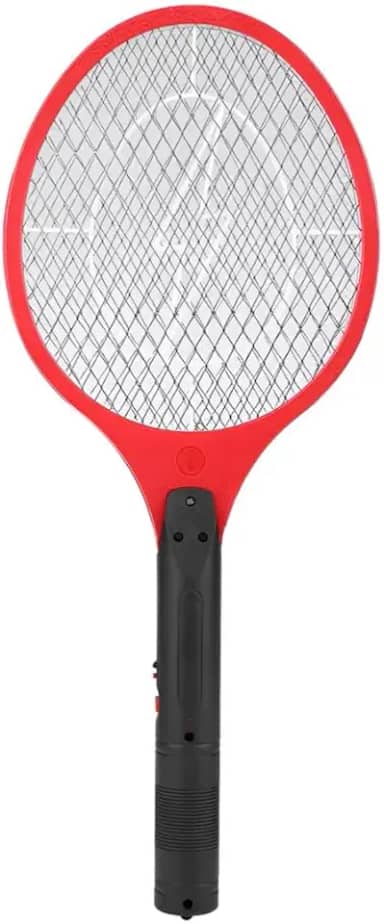 Raquete Elétrica Recarregável Bivolt 110/220v mata mosquito,pernilongos e insetos em geral,com Botão de Segurança