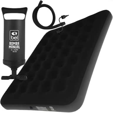Colchão Inflável Casal + Bomba Acoplada - Conforto, Praticidade e Resistência para Camping e Lazer!!