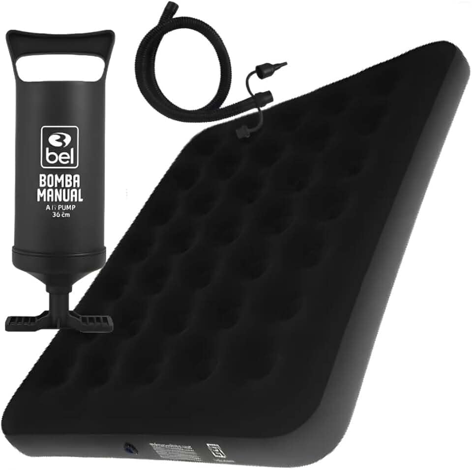 Colchão Inflável Casal + Bomba Acoplada - Conforto, Praticidade e Resistência para Camping e Lazer!!