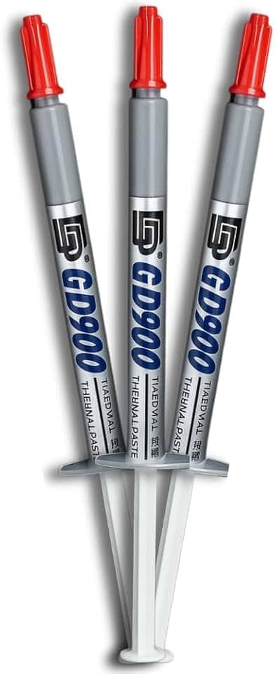 Pasta Térmica Prata GD900 Para Processador, PS2, PS3, PS4, XBOX, Notebook, Placa de Vídeo e PC 1G - 4,8W/m·K