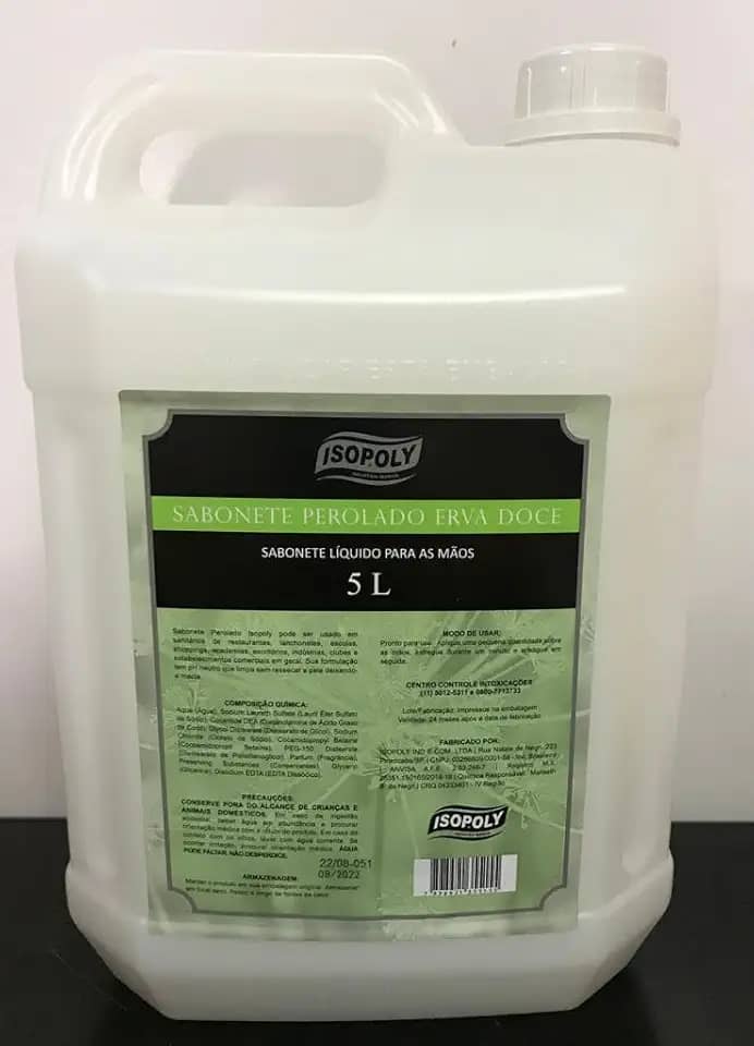 Isopoly Sabonete Perolado Erva Doce - 5000 Ml