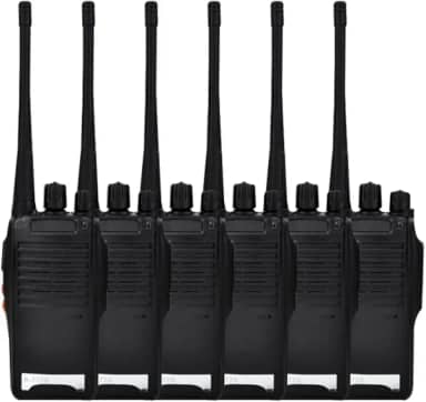 Kit 6 Radio Comunicador Walktalk Talkabout Profissional 777s