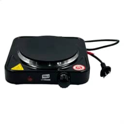 INMA, Fogão Elétrico, Fogão 1 Boca, Fogão Portátil, Cooktop, UniCook, Fogão de Mesa, Fogão Para Mesa, Fogareiro De Mesa, Fogareiro 1 Boca Inox,1000w (Preto 110v)