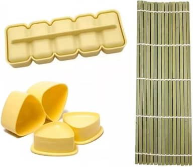 Kit 3 Forma Onigiri Niguirizushi Esteira Oniguiri Sushi Kata