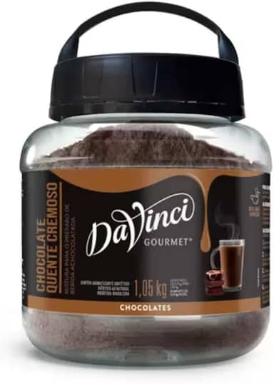 Chocolate Quente Cremoso em Pó Da Vinci 1,05kg