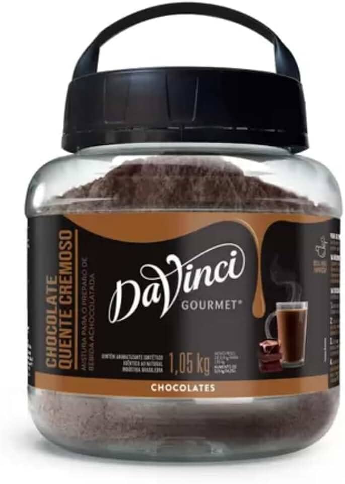 Chocolate Quente Cremoso em Pó Da Vinci 1,05kg