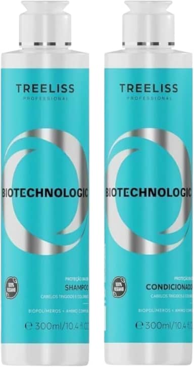 Kit Shampoo+Condicionador Biotechnologic Para Cabelos Tingidos e Coloridos Proteção da Cor Antidesbotamento Hidratação Nutrição e Brilho
