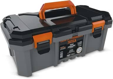 Caixa de Ferramentas Tática Cinza 18,3" Metasul