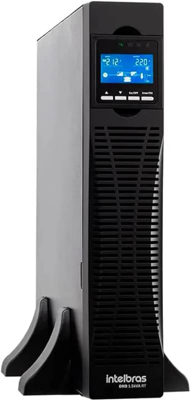 Nobreak Online Rack Torre DNB 1.5kVA 220v RT G2 Preto Intelbras