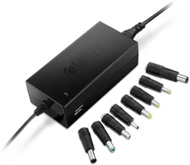 Carregador Universal para Notebook Ultrabook 90W USB + 9 Conectores Elgin Baterias e Fontes para Notebooks