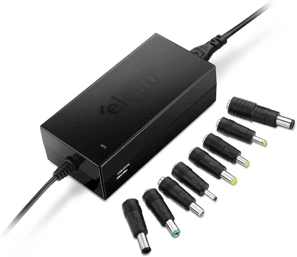 Carregador Universal para Notebook Ultrabook 90W USB + 9 Conectores Elgin Baterias e Fontes para Notebooks