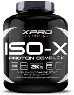 Whey Isolado ISO-X (2KG) Morango - XPRO Nutrition