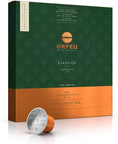 ORFEU Cápsulas De Café Clássico Orfeu Compatível Com Nespresso Contém 20 Cápsulas